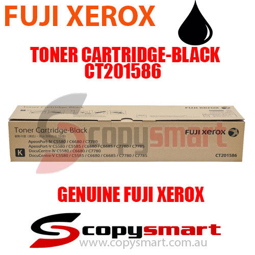 fuji xerox toner cartridge black ct201586 copysmart
